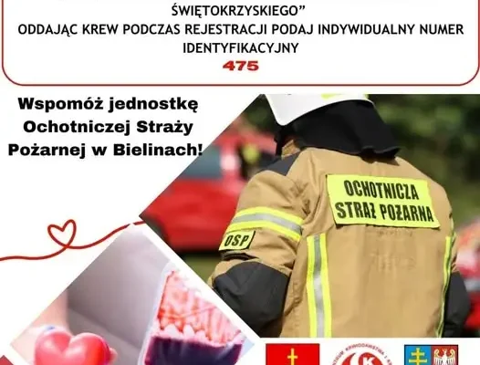 Konkurs krwiodawstwa dla OSP w Świętokrzyskiem – główna nagroda 100 tys. zł