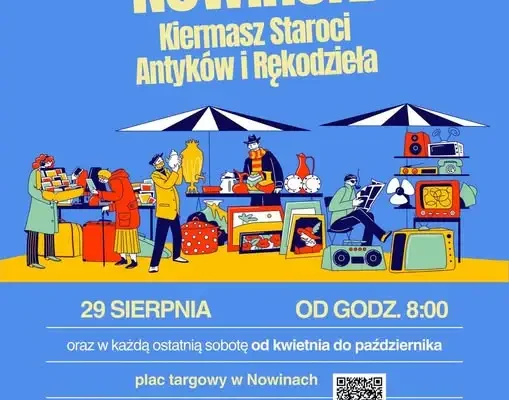 Kiermasz staroci w Nowinach: daj drugie życie przedmiotom ze strychu i garażu