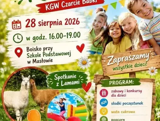Piknik rodzinny w Masłowie: dmuchańce, konkursy i słodki poczęstunek już dziś