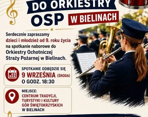 Nabór do Orkiestry OSP w Bielinach – dołącz do muzycznej przygody