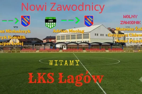 ŁKS Łagów prezentuje nowych zawodników na nadchodzący sezon