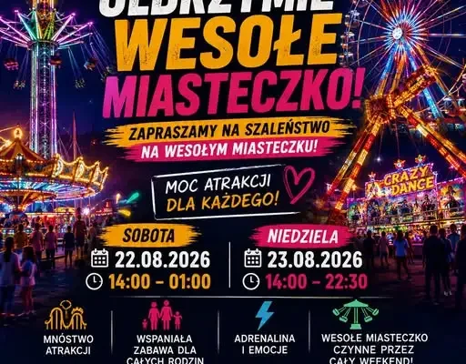 Strawczynada 2026: Wesołe miasteczko czeka na mieszkańców i gości
