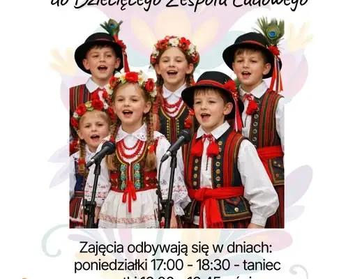 Nabór do dziecięcego zespołu folklorystycznego w Gminie Nowiny