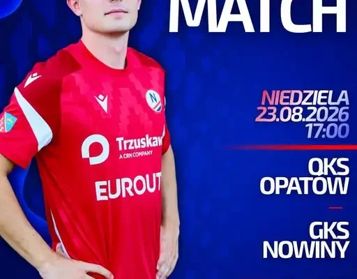 GKS Nowiny zagra na wyjeździe z OKS Opatów w niedzielę