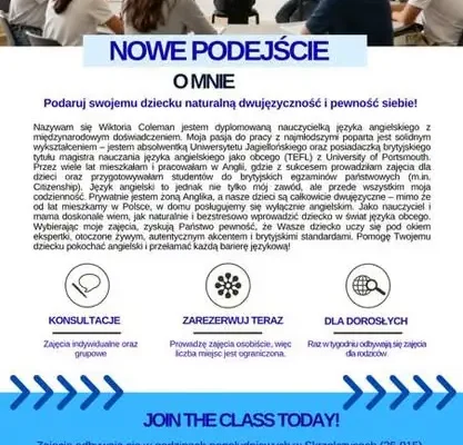 Dodatkowe zajęcia z angielskiego w Szkole w Pierzchnicy – spotkanie organizacyjne 3 września