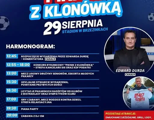 Piknik z Klonówką w Brzezinach – sport, zabawa i atrakcje dla całych rodzin