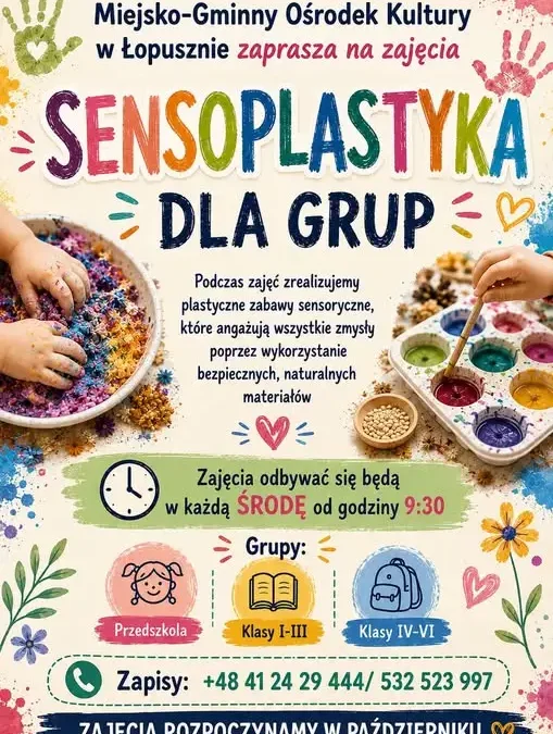 Sensoplastyka dla grup w Łopusznie – zapisy trwają