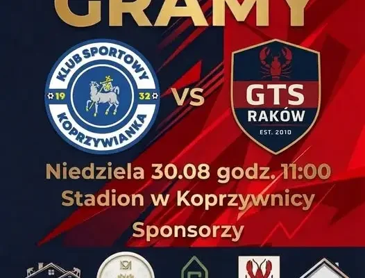 LKS Dachy Krakówka zagra na wyjeździe z KS Koprzywianka Koprzywnica