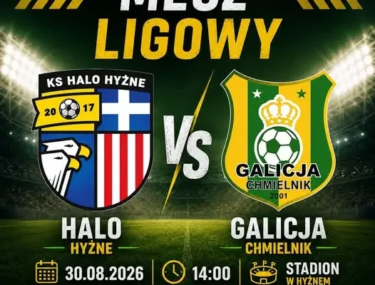 Galicja Chmielnik zagra u siebie z Halo Hyżne – zapowiedź niedzielnego meczu