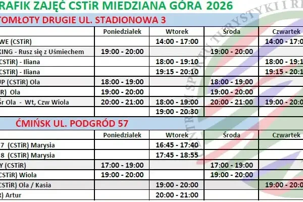 Nowe zajęcia w CSTiR Miedziana Góra od września – więcej pilatesu i siłowni dla kobiet