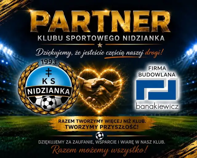 PHUP Banakiewicz partnerem klubu NIDZIANKA Bieliny