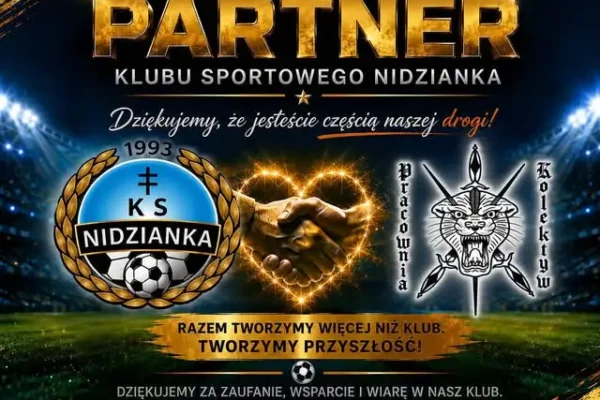 Pracownia Kolektyw Adam Kopacz partnerem KS Nidzianka Bieliny