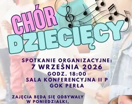 Nabór na warsztaty wokalne dla dzieci w GOK Perła w Nowinach