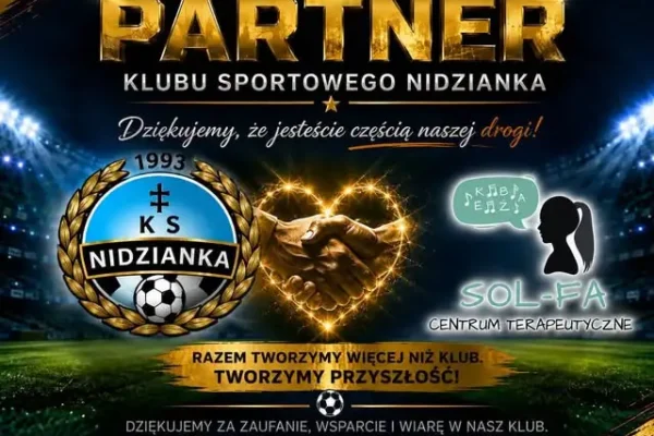 SOL-FA Centrum Terapeutyczne nowym partnerem KS Nidzianka Bieliny