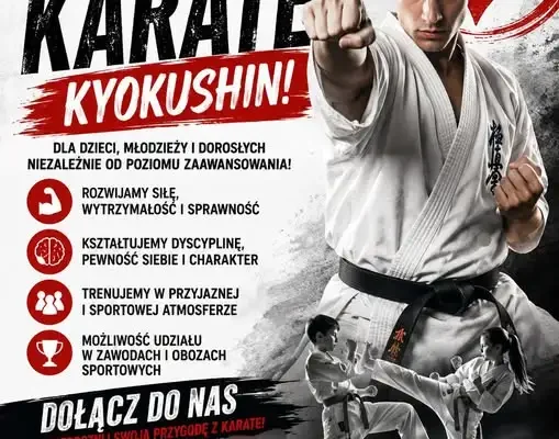 Rusza nabór do sekcji karate w Zagnańsku i Mniowie – pierwszy trening bezpłatny