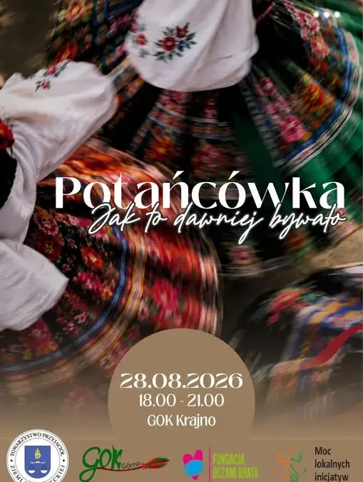 Potańcówka ludowa „Jak to dawniej bywało” – zaproszenie na wspólną zabawę