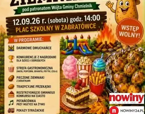 Dzień Pieczonego Ziemniaka w Zabratówce – jubileusz 120-lecia szkoły