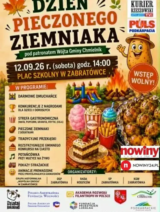 Dzień Pieczonego Ziemniaka w Zabratówce – jubileusz 120-lecia szkoły