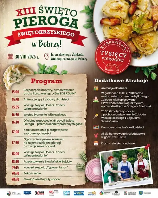 XIII Święto Pieroga Świętokrzyskiego w Bobrzy – już dziś!