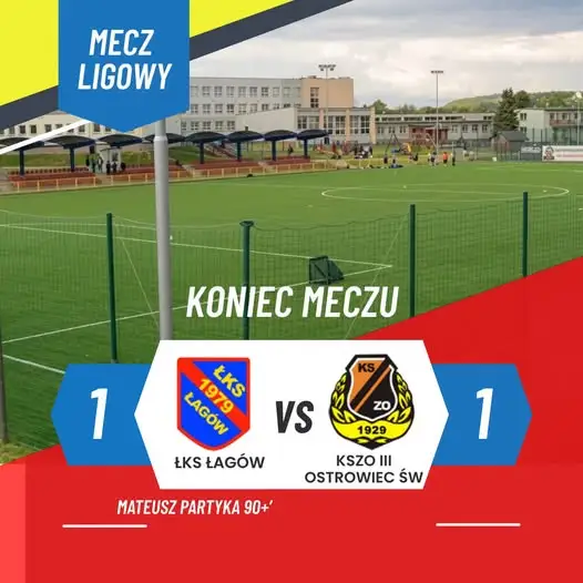 Remis w meczu LKS Łagów: niedosyt i nadzieja po zaciętym spotkaniu