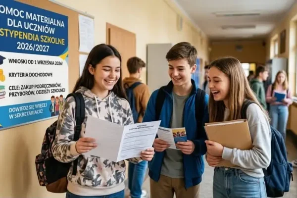 Nabór wniosków o stypendium szkolne w Gminie Masłów – do 15 września