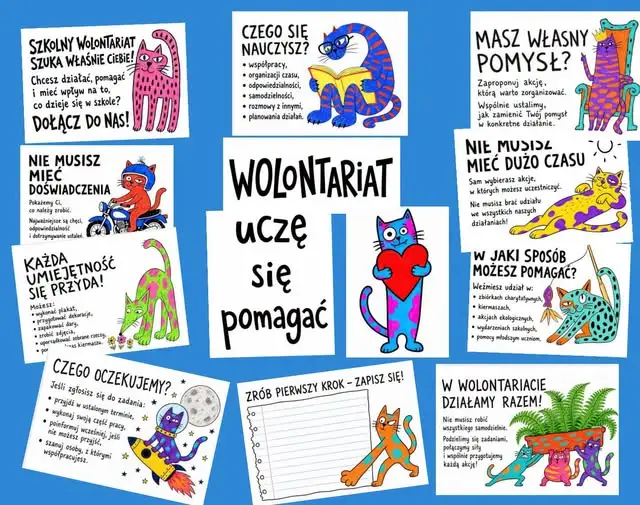 Szkolne Koło Wolontariatu zaprasza uczniów klas 4-8