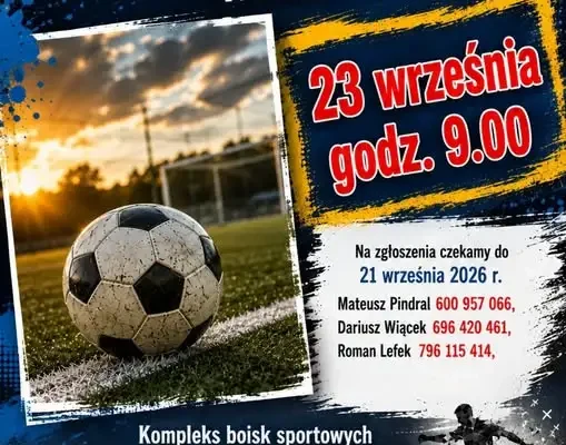 Turniej piłki nożnej „Orlik” w Bielinach – zapisy do 21 września