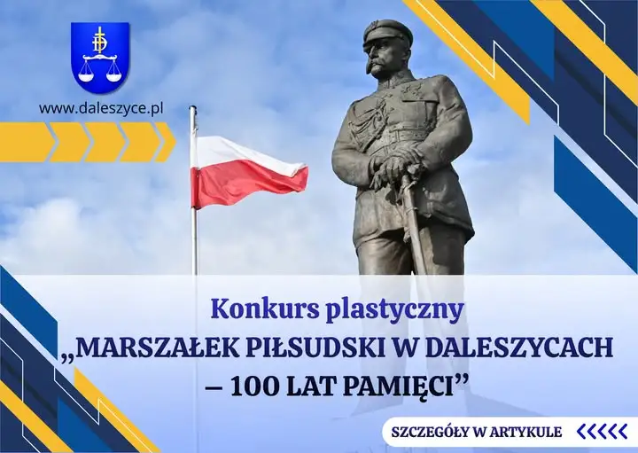 Konkurs plastyczny w Daleszycach uczci 100. rocznicę wizyty Piłsudskiego