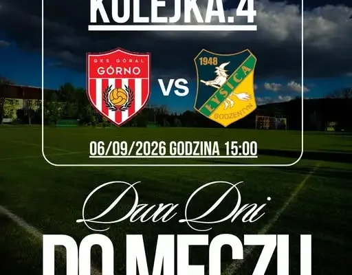 Bodzentyn zagra na wyjeździe z GKS Góral Górno w 4. kolejce
