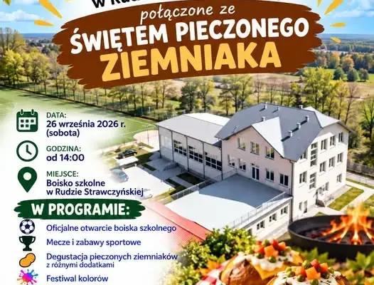 Nowe boisko szkolne w Rudzie Strawczyńskiej – otwarcie już 26 września