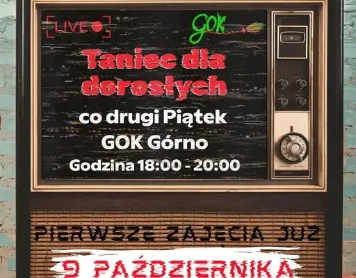 GOK w Górnie wznawia taneczne piątki – rytmy latino i taniec towarzyski od 9 października