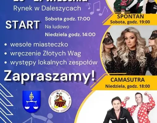 XIX Jarmark na św. Michała w Daleszycach – dwa dni pełne atrakcji
