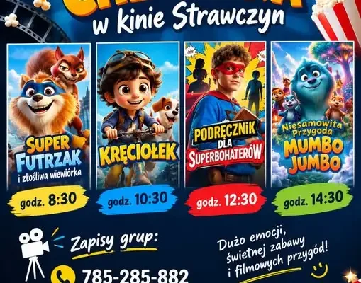 Dzień Chłopaka w Kinie Strawczyn – filmowe emocje dla grup