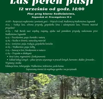 Echo Dnia patronem medialnym wydarzenia „Las pełen pasji” w Nadleśnictwie Zagnańsk