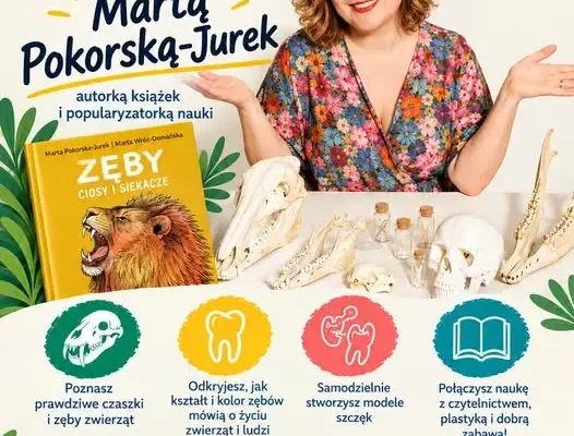 Warsztaty dla małych odkrywców w Masłowie – spotkanie z Martą Pokorską-Jurek