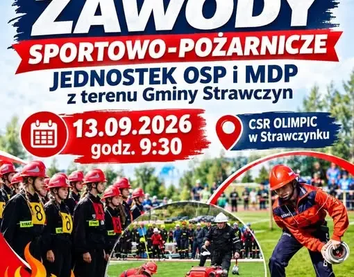 Gminne zawody sportowo-pożarnicze w Strawczynie już w niedzielę