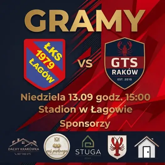 Derby już dziś! Mecz z Łagowem o 15:00
