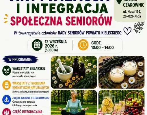 Powiat kielecki zaprasza seniorów na plenerowe spotkanie w Ostoi Czarownic