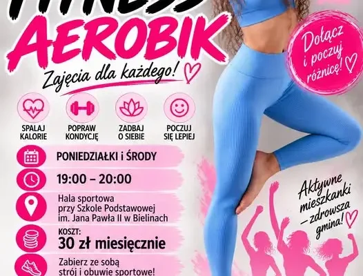 Ruszają zajęcia fitness i aerobik w Bielinach – pierwszy trening 21 września