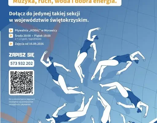 Perły Korala zapraszają na zajęcia z pływania artystycznego w Morawicy