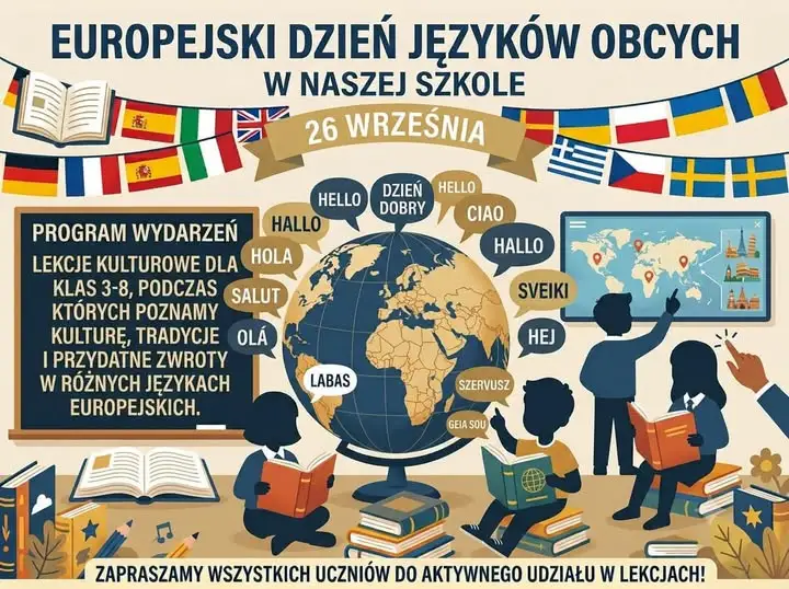 Europejski Dzień Języków Obcych w szkole – tydzień pełen kultury i zabawy