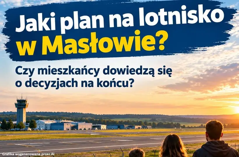 Lotnisko Masłów: modernizacja za 42 mln zł, ale czy mieszkańcy zostaną wysłuchani?