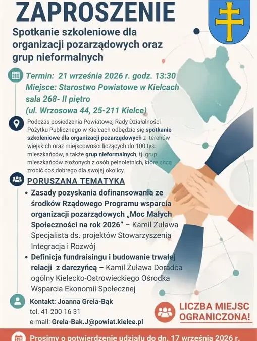 Szkolenie dla NGO z gminy Nowiny: jak zdobyć pieniądze na lokalne inicjatywy