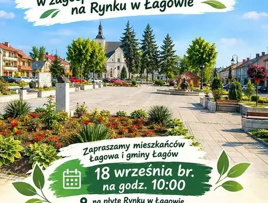 Łagów: wspólne sadzenie przy pergolach na Rynku już 18 września