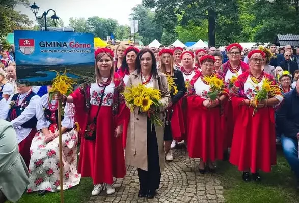 Dożynki Polskie w Spale: Gmina Górno promowała świętokrzyskie smaki