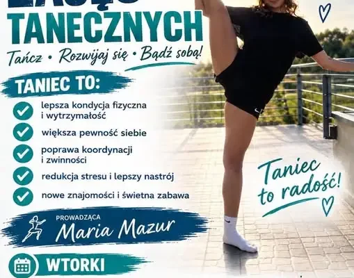 Zajęcia taneczne w Ćmińsku – nowa instruktorka Maria Mazur