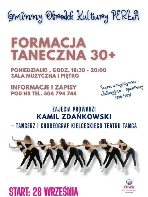 Nowe zajęcia taneczne dla dorosłych 30+ w Gminnym Ośrodku Kultury