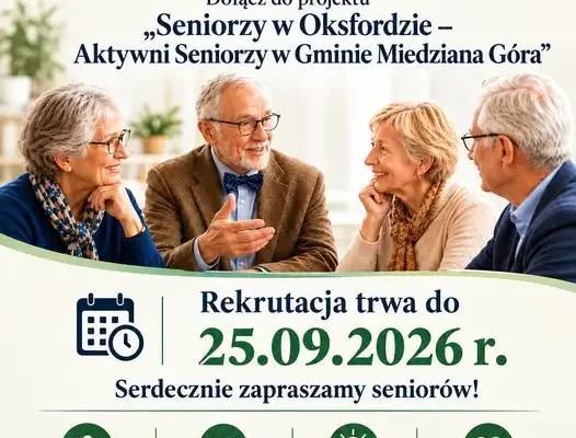 Miedziana Góra: trwa nabór seniorów do projektu debat oksfordzkich