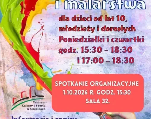 Chęciny: spotkanie organizacyjne przed warsztatami rysunku i malarstwa