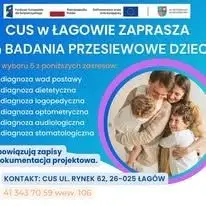 Bezpłatne badania przesiewowe dla dzieci z Gminy Łagów – zapisy trwają